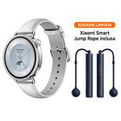Xiaomi Watch S4 41mm + Jump Rope, White 3,35 cm (1.32") AMOLED Digitale Argento