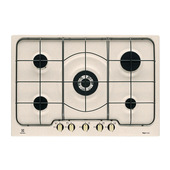 Electrolux RGG 7253 OON piano cottura Sabbia Da incasso 75 cm Gas 5 Fornello(i)
