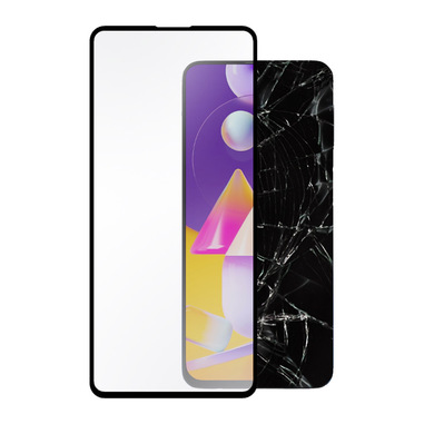 Area Ultra tempered Glass per Samsung Galaxy M31s con copertura totale tono su tono