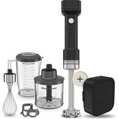 KitchenAid Frullatore a Immersione Senza Fili con Accessori e Batteria Rimovibile 12V