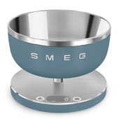 Smeg KSC01SBMWW bilancia da cucina Blu Superficie piana Rotondo Bilancia da cucina elettronica