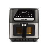 G3 Ferrari G10207 friggitrice Singolo 6,5 L Indipendente 1700 W Friggitrice ad aria calda Nero, Acciaio inox