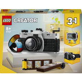 LEGO Creator 31147 3in1 Fotocamera Retro, Giochi per Bambini 8+ Anni, Macchina Fotografica Trasformabile in Videcamera o TV