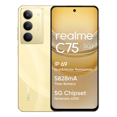 realme C75 5G 8 GB 256 GB 5828 mAh Oro