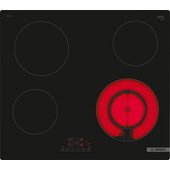 Bosch Serie 4 PKF611BB2E Piano elettrico radiante 60 cm 4 zone Nero