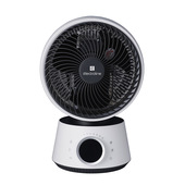 Electroline Ventilatore da tavolo 3 pale 25cm controlli touch motore DC bianco-nero