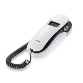 BRONDI Telefono analogico a gondola KENOBY CID colore bianco/grigio