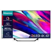 Hisense 43A7KQ TV 109,2 cm (43") 4K Ultra HD Smart TV Wi-Fi Nero 275 cd/m²