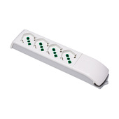 FANTON 480130 prolunghe e multiple 4 presa(e) AC Interno Bianco