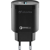 Cellularline USB Charger 18W - Huawei, Xiaomi, Wiko, Asus and other smartphone Caricabatterie da rete adattivo 18W