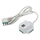 FANTON 41008 prolunghe e multiple 1,5 m 3 presa(e) AC Interno Bianco