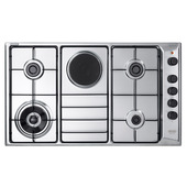 De’Longhi FLA 49 RD piano cottura Acciaio inossidabile Da incasso 90 cm Combi 5 Fornello(i)