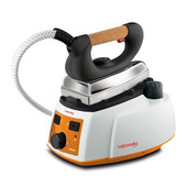 Polti Vaporella Happy Stazione di stiro a vapore pressurizzato 1750 W 1,1 L Alluminio Nero, Bianco
