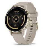 Garmin Venu 3S 3,05 cm (1.2") AMOLED 41 mm Digitale 390 x 390 Pixel Touch screen Oro, Grigio Wi-Fi GPS (satellitare)