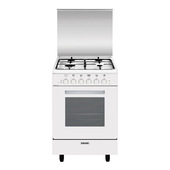 Glem Gas A554VX cucina Elettrico/Gas Bianco