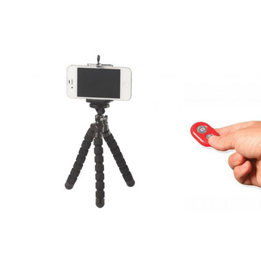 Reporter 99780 treppiede Smartphone/fotocamera di azione 3 gamba/gambe Nero