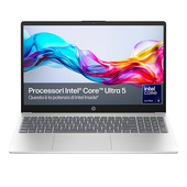 HP 15-fd2019nl Intel Core Ultra 5 225U Computer portatile 39,6 cm (15.6") Full HD 24 GB DDR5-SDRAM 1 TB SSD Wi-Fi 6 (802.11ax) Windows 11 Home AI PC Argento
