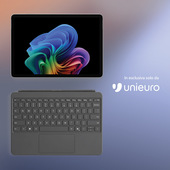 Microsoft Surface Pro 12 + Keyboard Qualcomm Snapdragon 256 GB 30,5 cm (12") 16 GB Wi-Fi 7 (802.11be) Windows 11 Home Platino