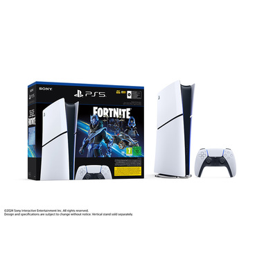 Sony Playstation 5 Digital Edition Fortnite 1 TB Wi-Fi Nero, Bianco