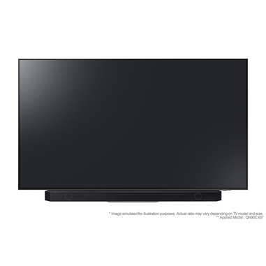 Samsung Soundbar HW-Q800C/ZF Serie Q, 11 speaker, Wireless Dolby Atmos, Audio a 5.1.2 canali, Q-Simphony, Compatibile con Alexa e Google Assistant, Black 2023