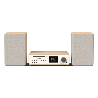 Pure 252807 set audio da casa Microsistema audio per la casa 50 W Quercia, Bianco
