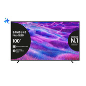 Samsung Neo QLED AI TV 100" QE100QN80FUXZT 4K Mini LED, Processore NQ4 AI Gen2, 4K AI Upscaling, Motion Xcelerator 144Hz, Neo Quantum HDR, Dolby Atmos & OTS Lite, Simple Chamfer Design, Vision AI Smart TV, 2025
