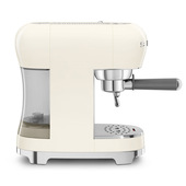 Smeg Macchina da Caffè Espresso Manuale 50's Style – Panna LUCIDO – ECF02CREU