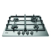 Ignis THK 641 W/IX/N IT Acciaio inossidabile Da incasso 60 cm Gas 4 Fornello(i)