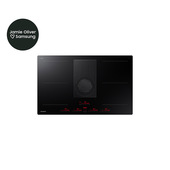 Samsung Piano a induzione con cappa integrata filtrante Infinite Line™ 80cm NZ84T9747VK