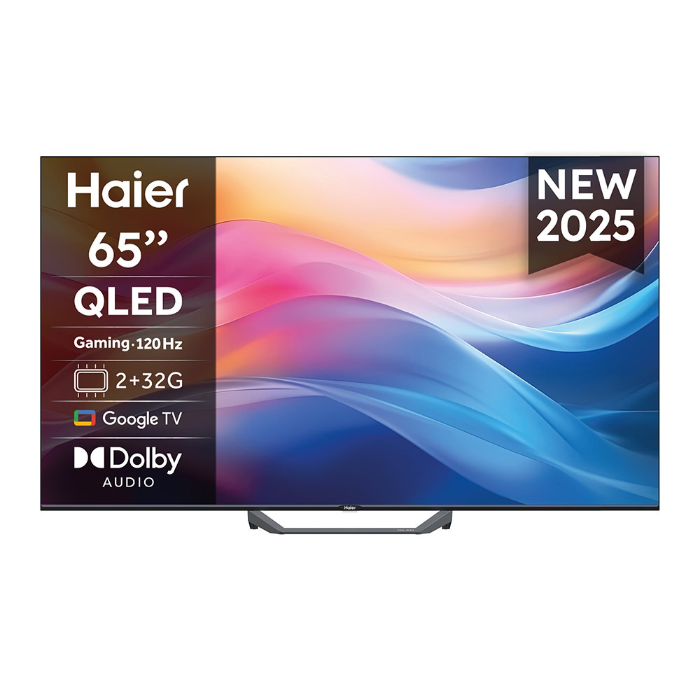 Haier H65S80FUX Smart TV 65 pollici QLED 4K Google TV