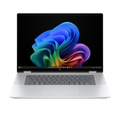 HP OmniBook X Flip OmniBook X FlipNGAI Copilot+ PC Intel Core Ultra 5 226V Ibrido (2 in 1) 40,6 cm (16") Touch screen 2K 16 GB LPDDR5x-SDRAM 1 TB SSD Wi-Fi 6E (802.11ax) Windows 11 Home Argento