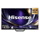 Hisense Smart TV MiniLED 165Hz 55" 4K 55U7S PRO, Schermo Anti-Riflesso, Dolby Atmos 2.1.2 By Devialet, VIDAA OS, Dolby Vision IQ, Native 165Hz Game Mode, 4 HDMI 2.1, Wifi, BT, AirPlay2, lativù 4K