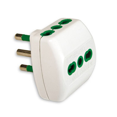 FME 87180 adattatore per presa di corrente Tipo L (IT) Bianco