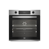 Beko Forno Multifunzione BBVM12400XPS doppia cavità Split&Cook Pirolitico, bPRO500, 15 Funzioni, A+, Acciaio Inox