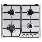 De’Longhi SLF46ASV Acciaio inox Da incasso 60 cm Gas 4 Fornello(i)