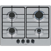 Bosch Serie 4 PGP6B5K85 , Piano cottura a gas, 60 cm, Acciaio inox