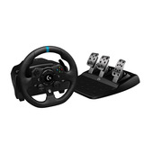 Logitech G Kit da corsa Logitech G923 SE: Volante da corsa e pedali G923, TRUEFORCE, vera pelle + leva del cambio Driving Force - Xbox X|S, Xbox One, PC, Mac - Nero