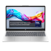 HP 15-fd1005nl Intel® Core™ Ultra 5 125H Computer portatile 39,6 cm (15.6") Full HD 16 GB DDR5-SDRAM 512 GB SSD Wi-Fi 6 (802.11ax) Windows 11 Home Argento
