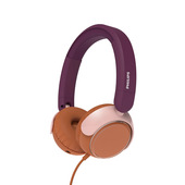 Philips TAK2000MP/00 cuffia e auricolare Cuffie Cablato A Padiglione Musica e Chiamate USB tipo-C Arancione, Viola, Rosa
