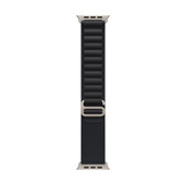 Apple Alpine Loop nero (49 mm) - Large - Titanio naturale