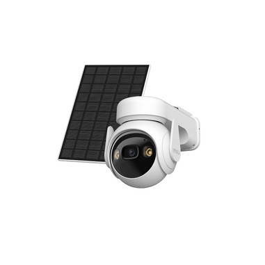Imou Cell PT Lite Kit - Telecamera da Esterno a batteria con risoluzione 2K (3MP), Rilevamento Movimento/Umano, Visione Notturna a Colori, Audio Bidirezionale, IP66