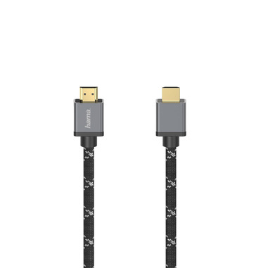 Hama Cavo HDMI Ultra HD 8K, High Speed with Ethernet, 3 metri, 120 MHz, connettori dorati, spine in metallo