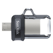 SanDisk 173384 unità flash USB 32 GB USB Type-A / Micro-USB Nero, Trasparente