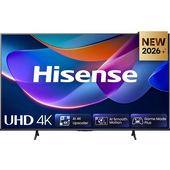 Hisense Smart TV 55" 4K TV 55A6S, 60Hz, DTS Virtual X, VIDAA OS con 1000+ APP, HDR 10+, Game Mode Plus, Bluetooth, Wifi, Alexa Built-in, AirPlay2, lativù 4K