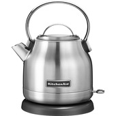 KitchenAid 5KEK1222ESX bollitore elettrico 1,25 L 2200 W Nero, Acciaio inox