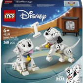 LEGO Disney ǀ 43271 Pongo e Peggy - La Carica dei Cento e Uno, Animali Giocattolo, Regalo per Bambine e Bambini da 6+ Anni