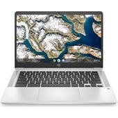 HP Chromebook 14a-na0047nl Intel® Celeron® N4120 35,6 cm (14") Full HD 4 GB LPDDR4-SDRAM 64 GB eMMC Wi-Fi 5 (802.11ac) ChromeOS Argento