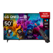 LG QNED evo AI MiniLED 50'' Serie QNED8MB 50QNED8MB6C, 4K, AI Magic Remote, HDR10 Pro, VRR 144Hz, 3 HDMI, SMART TV 2026