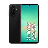 Samsung Galaxy A26 5G, Smartphone con Funzioni intelligenti, Display Super AMOLED 6.7”, 6GB RAM, 128GB, Batteria 5.000 mAh, memoria espandibile, Black