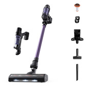 Rowenta RH6A39WO scopa elettrica Aspirapolvere a bastone 2 in 1 Batteria Secco Senza sacchetto 140 W Nero, Viola